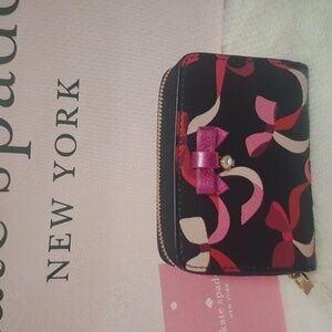Kate Spade NWT Wrapping Party Small Zip Wallet Retail 159.00